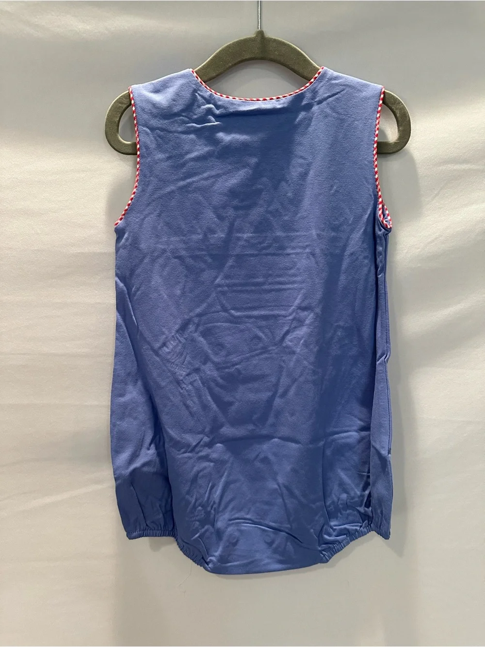 Blue Sailboat Appliqué One-Piece for Kids